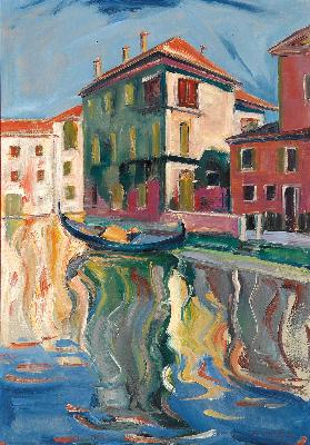 "Santa Croce Canal in Venice" by Adolf Christl - Auction record, sale price, and art valuation. Compare with similar artists and explore comparable artworks.
