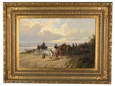 Tow Horses Resting by Hans Haag - Auction record, sale price, and art valuation. Compare with similar artists and explore comparable artworks.