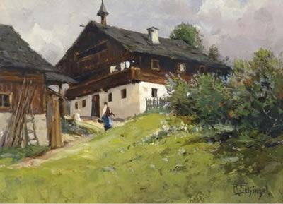 The House near Dölsach in which Defregger was born"