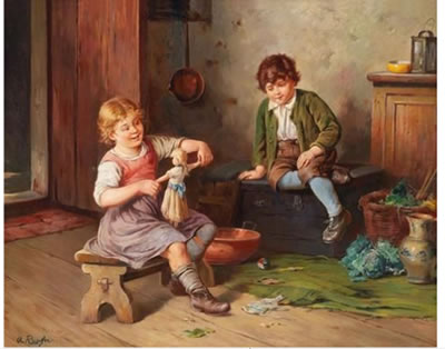 Playing with a Doll