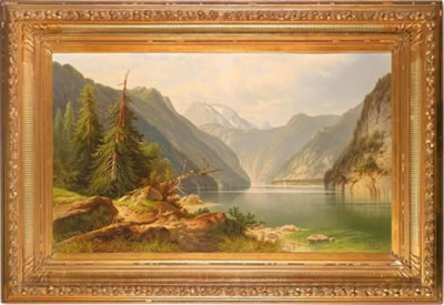View of the Königssee by Josef Mahorcig - Auction record, sale price, and art valuation. Compare with similar artists and explore comparable artworks.