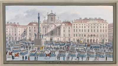 Sample artwork by Balthasar Wigand (1771 - 1846), known for cityscape, historical landmarks, churches - View similar artists and auction records