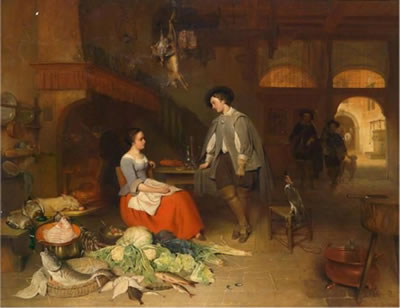 Sample artwork by Hubertus Van Hove (1814 - 1865), known for landscape, figure and genre painting, graphic art, lithography - View similar artists and auction records