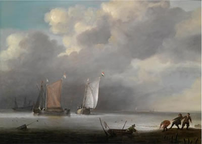 Fisherfolk returning home by Arnoldus van Anthonissen - Auction record, sale price, and art valuation. Compare with similar artists and explore comparable artworks.