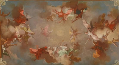 Allegorical scene, modello for the ceiling painting in a palace by Daniel Gran - Auction record, sale price, and art valuation. Compare with similar artists and explore comparable artworks.
