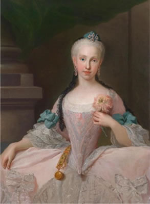 Portrait of Maria Amalia of Saxony, Queen of Naples and Spain (1724-1760) by Giuseppe Bonito - Auction record, sale price, and art valuation. Compare with similar artists and explore comparable artworks.