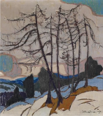 Lerchen in Schnee'
