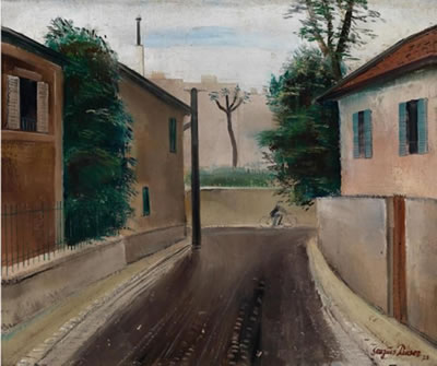 Geteerte Straße by Sergius Pauser - Auction record, sale price, and art valuation. Compare with similar artists and explore comparable artworks.