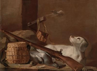 , A hunting still life with a dog by Arcangelo Resani - Auction record, sale price, and art valuation. Compare with similar artists and explore comparable artworks.