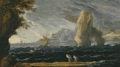 Fishermen on the coast