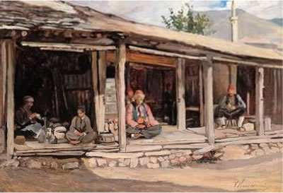 Oriental Market Scene by Geza Viktor Haussmann - Auction record, sale price, and art valuation. Compare with similar artists and explore comparable artworks.