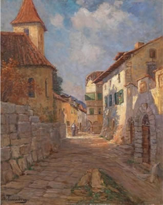 A Street in Rattenberg on the Inn by Bertha Tarnoczy - Auction record, sale price, and art valuation. Compare with similar artists and explore comparable artworks.