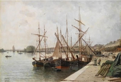 In the Harbour at Nantes
