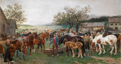 A Horse Market in Styria