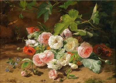 Sample artwork by Alexander Hieronymus Backhuyzen (1826 - 1878), known for painting - View similar artists and auction records