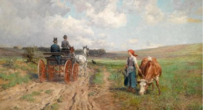 Cross-Country Journey by Karl Stuhlmuller - Auction record, sale price, and art valuation. Compare with similar artists and explore comparable artworks.