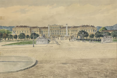 A view of Schönbrunn castle