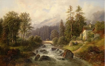 Scene from Weyer, Upper Austria