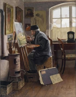 The painter in his Studio