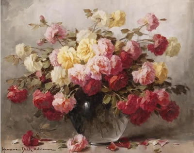 Roses in a Vase