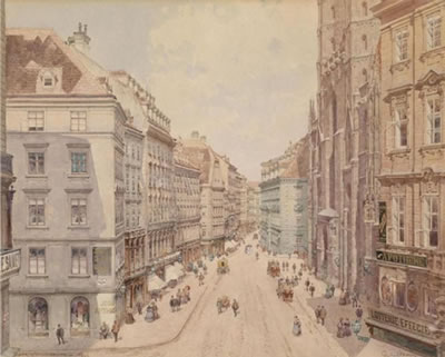 Der Stephansplatz um 1860 by Richard Moser - Auction record, sale price, and art valuation. Compare with similar artists and explore comparable artworks.