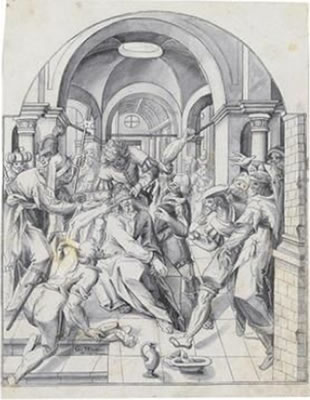The Crowning with Thorns by Gabriel Hornstain - Auction record, sale price, and art valuation. Compare with similar artists and explore comparable artworks.