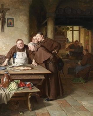 In the Monastery Kitchens