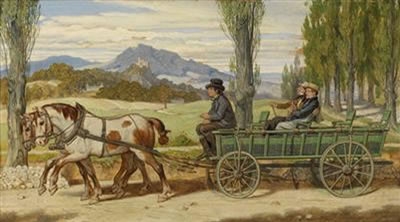 The Outing: Schwind and Bauernfeld on a Wagon