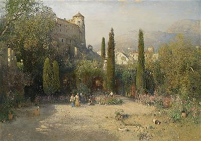 Garden Scene in the Etschtal
