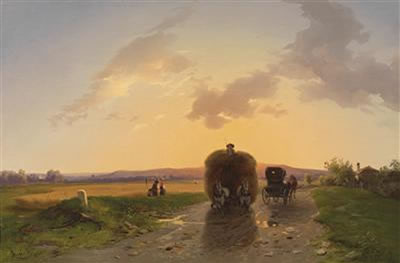 Returning from the Fields at Dusk by Ignaz Raffalt - Auction record, sale price, and art valuation. Compare with similar artists and explore comparable artworks.