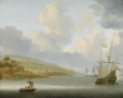 Sample artwork by Willem Diest (1600 - 1673), known for landscape, marine painting - View similar artists and auction records