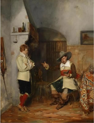 In the Guardroom by Max Todt - Auction record, sale price, and art valuation. Compare with similar artists and explore comparable artworks.