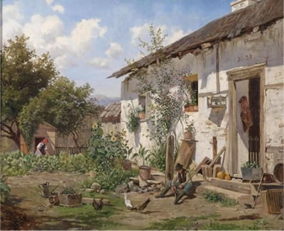 Idyllic Farmhouse Garden