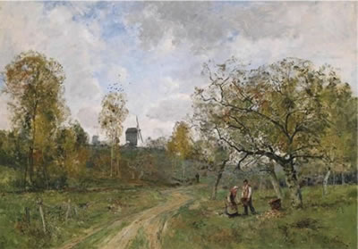 The Apple Harvest by Etienne Maxime Vallee - Auction record, sale price, and art valuation. Compare with similar artists and explore comparable artworks.