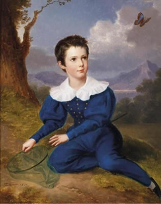 Portrait of Maximilian Baron von Hammer-Purgstall (according to inscription on the reverse)