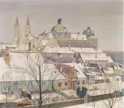 Sample artwork by Max Kahrer (1878 - 1937), known for landscape painting, art education - View similar artists and auction records