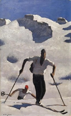 "Aufstieg" by Alfons Walde - Auction record, sale price, and art valuation. Compare with similar artists and explore comparable artworks.