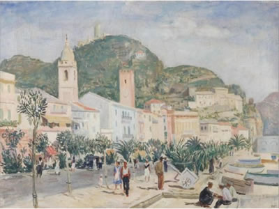 Sample artwork by Mario Vellani Marchi (1895 - 1979), known for painting - View similar artists and auction records