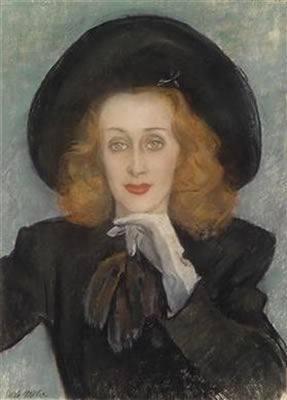 The actress Edith Marie Meinel