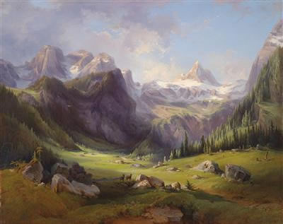 View of the Loferer Steinberge