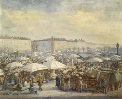 Hustle and Bustle at the Naschmarkt