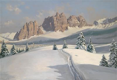 Winter in the Dolomites