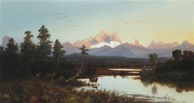Dachauer Moos at dusk