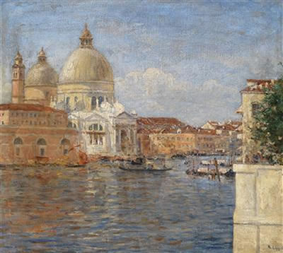 At the grand channel in Venice