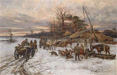 Sample artwork by Tadeusz Rybkowski (1848 - 1926), known for painting - View similar artists and auction records