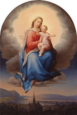 Vienna with View of the Leopoldsberg and the Danube, with Madonna and Child by Leopold Kupelwieser - Auction record, sale price, and art valuation. Compare with similar artists and explore comparable artworks.