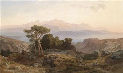 By the Gulf of Salerno, according to an old label on the reverse by Karl Lindemann-Frommel - Auction record, sale price, and art valuation. Compare with similar artists and explore comparable artworks.