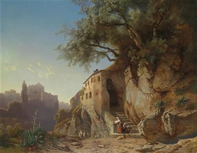 Scene of the Roman Campagna with Herdsmen