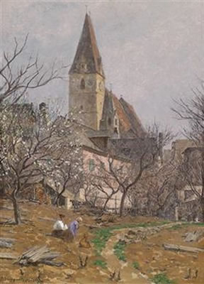 "Frühling in Weissenkirchen" (Spring in Weissenkirchen)