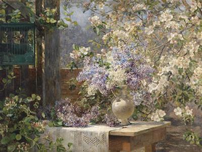 Sample artwork by Marie Egner (1850 - 1940), known for dusseldorf school of painting - View similar artists and auction records